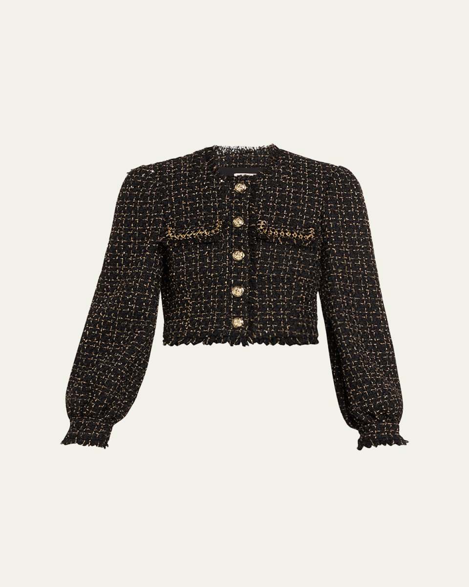 Bess Cropped Tweed Jacket